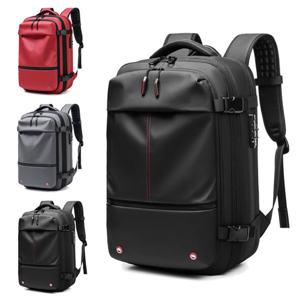 Travel Backpack: Multifunction Business Computer Bag, Durable, Large-Capacity, Vacuum Compression