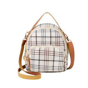 Personality Bags Casual Plaid Backpack: A Stylish and Functional Accessory