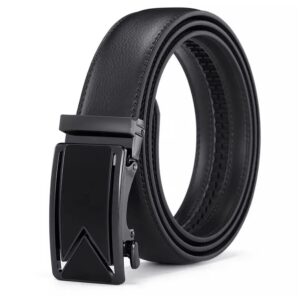 Ratchet Belt: Leather Mens Belts with Slide Buckle Ratchet for Men USA