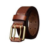 Vintage Cowhide Belt: Timeless Style for Men