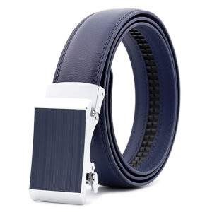 Cowhide Alloy Belt, Automatic Buckle, Business Casual Belt for Men