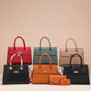 Stone Pattern Women's Handbag Set: The Epitome of Style and Functionality