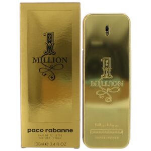 1 Million By Paco Rabanne 3.4 oz Eau De Toilette Spray for Men