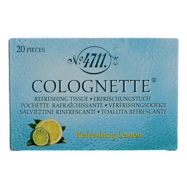 4711 By Muelhens 20 Piece Colognette Refreshing Lemon Tissue