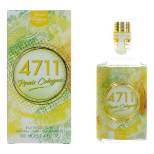 4711 Remix Cologne Lemon by Muelhens 3.4 oz Eau De Cologne Spray for Unisex