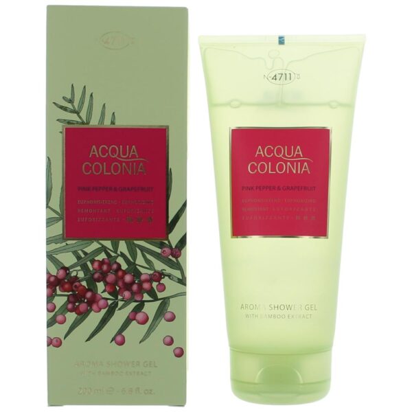 Acqua Colonia Pink Pepper and Grapefruit By 4711 6.8oz Shower Gel for Unisex