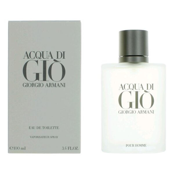 Acqua Di Gio by Giorgio Armani 3.4 oz Eau De Toilette Spray for Men