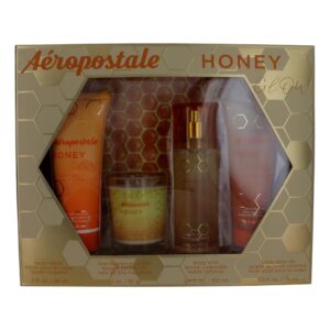 Aeropostale Honey Glow By Aeropostale 4 Piece Gift Set for Women