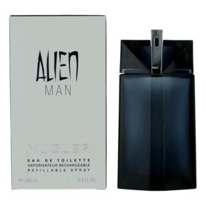 Alien Man By Thierry Mugler 3.4 oz Eau De Toilette Spray Refillable for Men