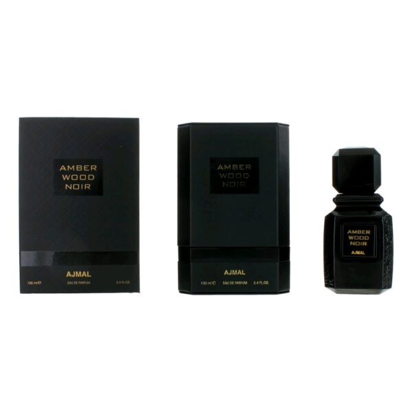 Amber Wood Noir By Ajmal 3.4 oz EDP Spray for Unisex