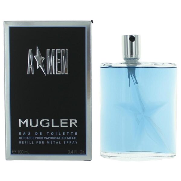 Angel By Thierry Mugler 3.4 oz EDT Spray Refill for Men (A*men)