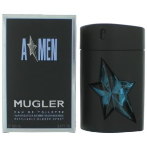 Angel By Thierry Mugler (A*men) 3.4oz Eau De Toilette Refillable Rubber Spray men