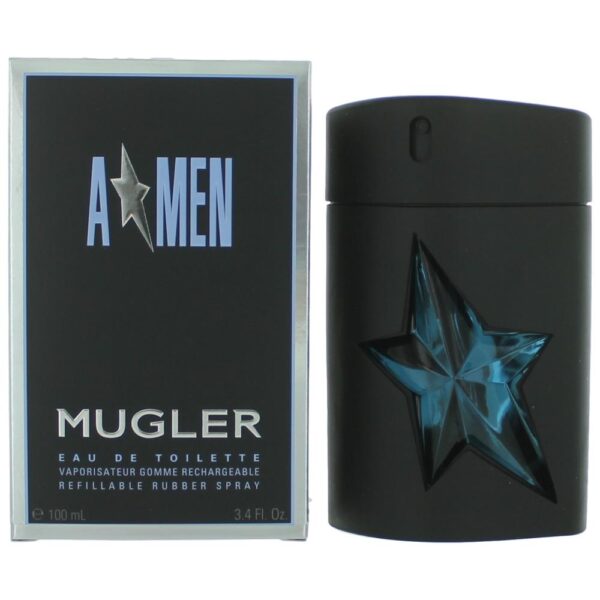 Angel By Thierry Mugler (A*men) 3.4oz EDT Refillable Rubber Spray men