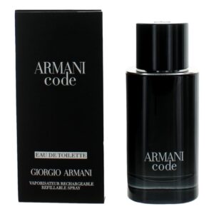 Armani Code by Giorgio Armani 2.5 oz Eau De Toilette Refillable Spray for Men