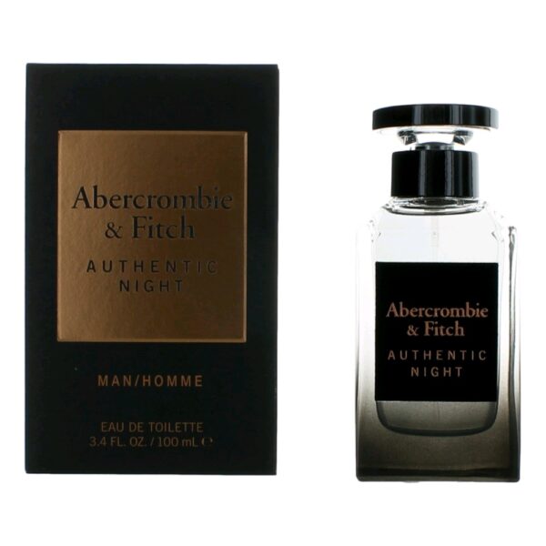 Authentic Night By Abercrombie & Fitch 3.4 oz EDT Spray for Men