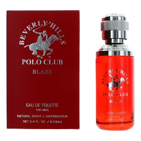 BHPC Blaze By Beverly Hills Polo Club 3.4 oz EDT Spray for Men