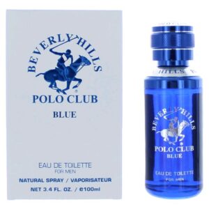 BHPC Blue By Beverly Hills Polo Club 3.4 oz EDT Spray for Men