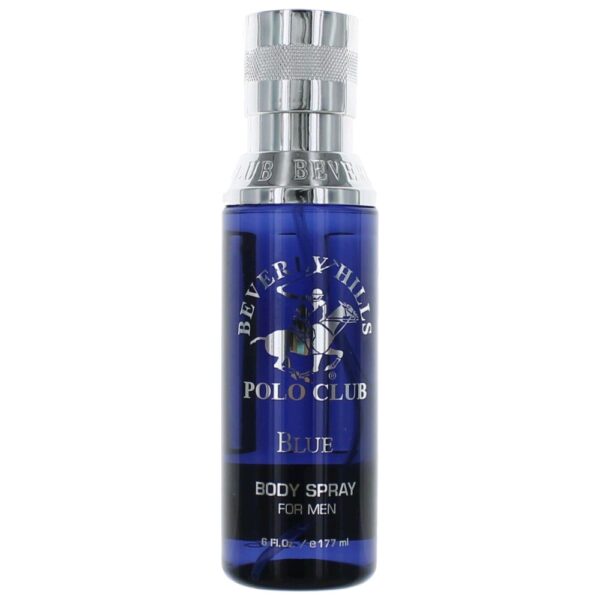 BHPC Blue By Beverly Hills Polo Club 6 oz Body Spray for Men