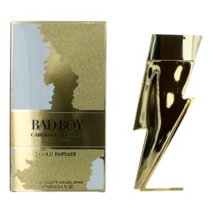 Bad Boy Gold Fantasy By Carolina Herrera 3.4 oz EDT Spray for Men