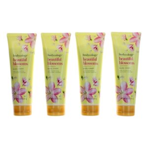 Beautiful Blossoms by Bodycology 4 Pack 8 oz Moisturizing Body Cream for Women