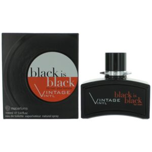 Black is Black Vintage Vinyl By nuparfums 3.4 oz EDT Spray for Men