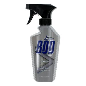 Bod Man Iconic by Parfums De Coeur 8 oz Frgrance Body Spray for Men