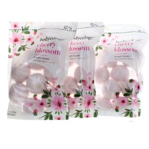 Cherry Blossom By Bodycology 3 Pack of 8 Bath Fizzies Each Total of 24