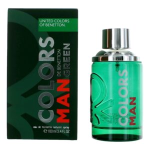 Colors De Benetton Man Green By Benetton 3.4 oz Eau De Toilette Spray for Men