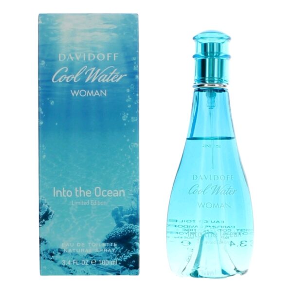 Cool Water Into the Ocean By Davidoff 3.4 oz EDT Spray for Women