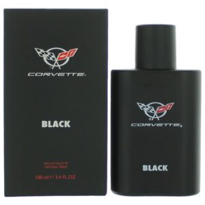 Corvette Black By Corvette 3.4 oz Eau De Toilette Spray for Men