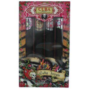 Cuba Original by Cuba 4 Piece Gift Set for Women (Jungle)