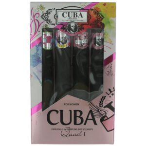 Cuba Quad I By Cuba 4 Piece Gift Set for Women