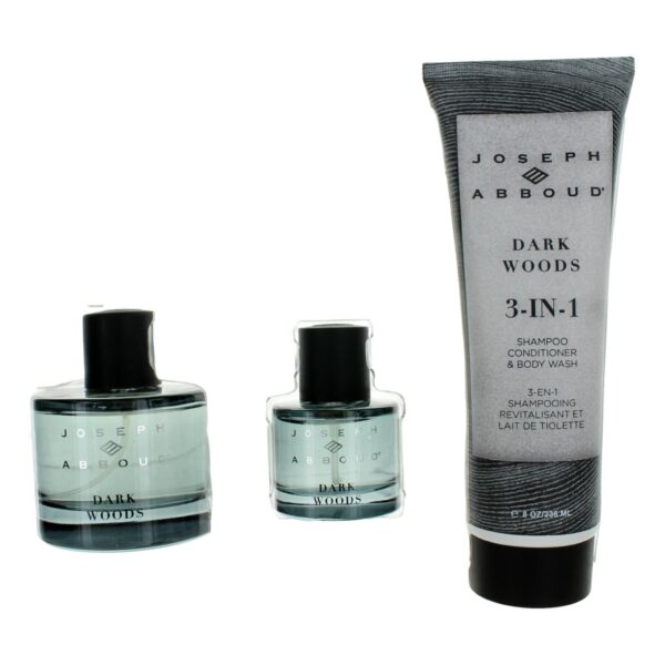 Dark Woods by Joseph Abboud 3 Piece Gift Set for Men