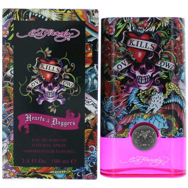 Ed Hardy Hearts & Daggers By Christian Audigier 3.4oz EDP Spray women