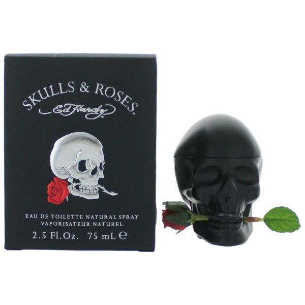 Ed Hardy Skulls & Roses By Ed Hardy 2.5 oz EDT Spray for Men