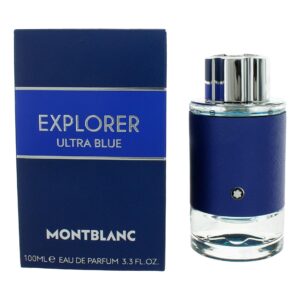 Explorer Ultra Blue by Mont Blanc 3.3 oz Eau De Parfum Spray for Men