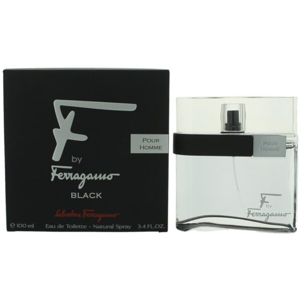 F Black By Salvatore Ferragamo 3.4 oz EDT Spray for Men