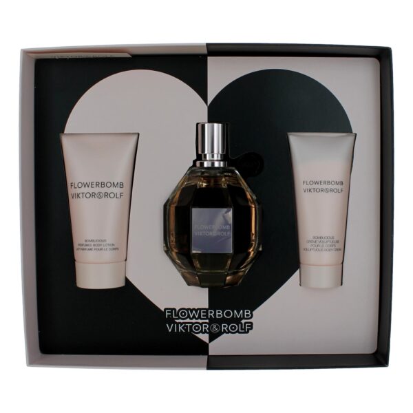 Flowerbomb By Viktor & Rolf 3 Piece GIft Set for Women