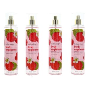 Fresh Raspberries By Bodycology 4 Pack 8 oz Fragrance Mist for Women