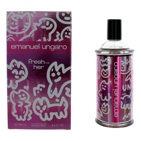 Fresh for Her By Emanuel Ungaro 3.4 oz EDT Spray for Women