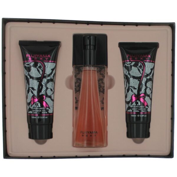 Fujiyama Sexy By Parfum Fujiyama 3 Piece Gift Set for Women