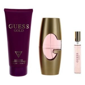 Guess Gold By Guess 3 Piece Gift Set for Women