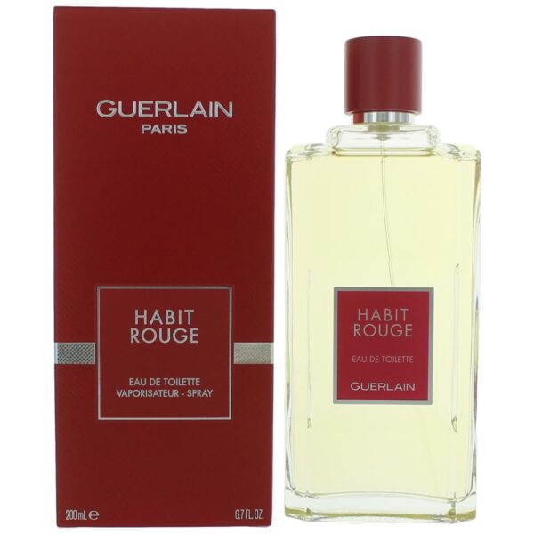 Habit Rouge By Guerlain 6.7 oz EDT Spray for Men