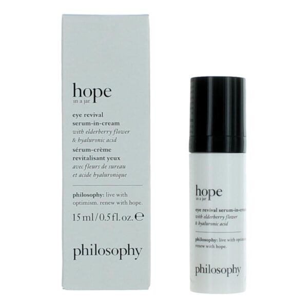 Hope In a Jar By Philosophy .5oz Eye Revival Serum-In-Cream for Unisex