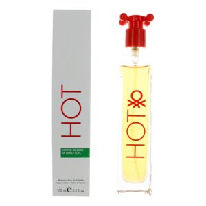 Hot by Benetton 3.3 oz Eau De Toilette Spray for Unisex