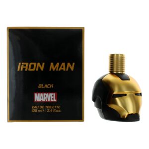 Iron Man Black By Marvel 3.4 oz EDT Spray for Men