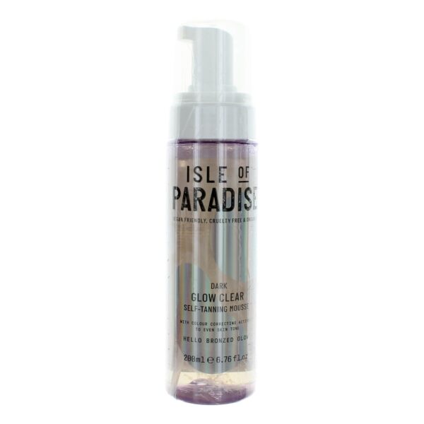 Isle of Paradise Glow Clear By Isle of Paradise 6.76oz Self Tanning Mousse - Dark