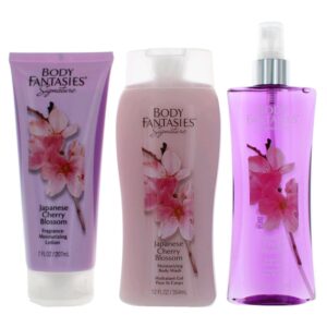 Japanese Cherry Blossom By Parfums De Coeur 3 Piece Set for Women