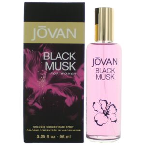 Jovan Black Musk By Coty 3.25 oz Cologne Concentrate Spray for Women