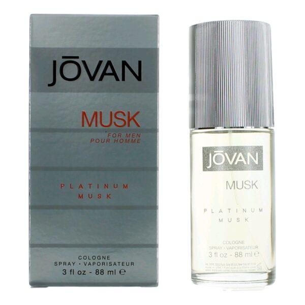 Jovan Platinum Musk By Coty 3 oz Eau De Cologne Spray for Men